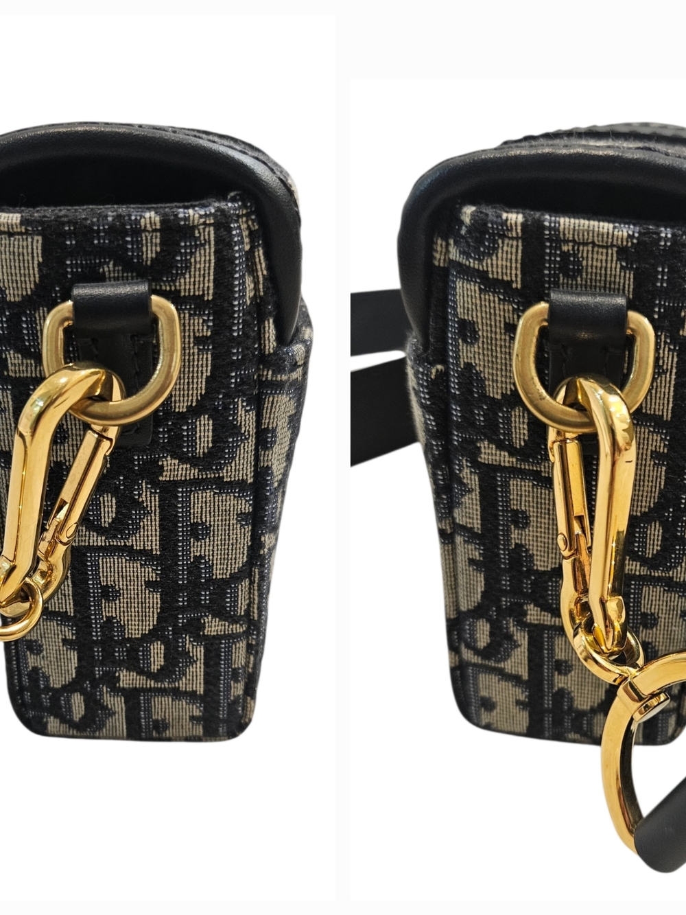 Christian Dior Oblique Jacquard 30 Montaigne Box Bag Navy "Excellent Condition " - Picture 9 of 12